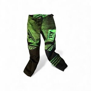 Like new Mens size 30 Fly Racing Kinetic Performance pants Black/green
